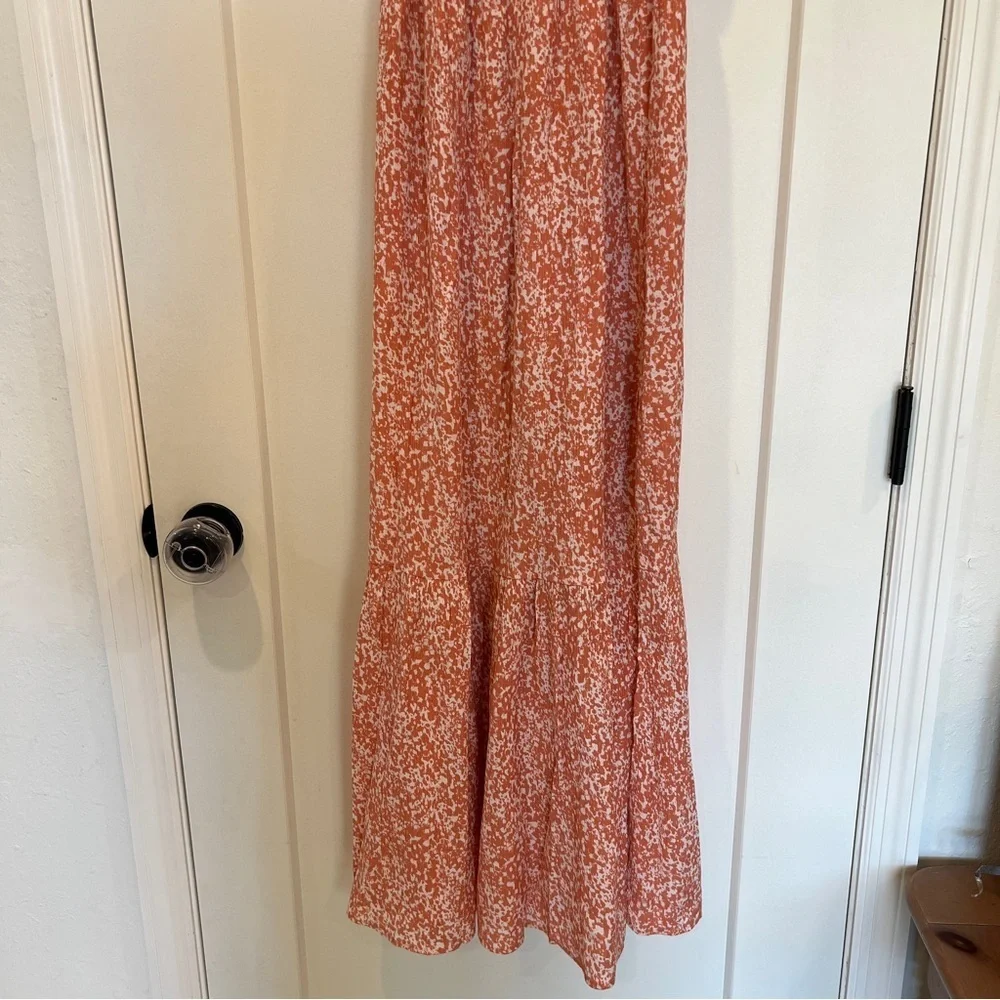 NWT Abercrombie & Fitch Ruched Crinkle Maxi Dress